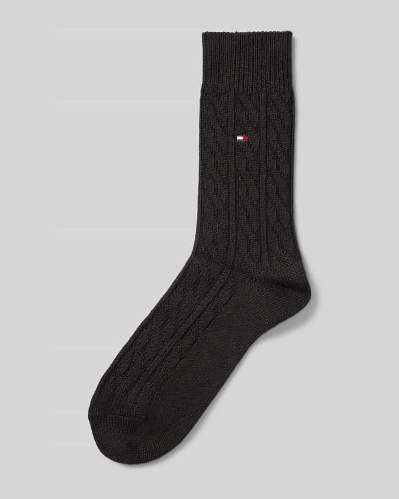 Tommy Hilfiger Socken mit Woll-Anteil Black