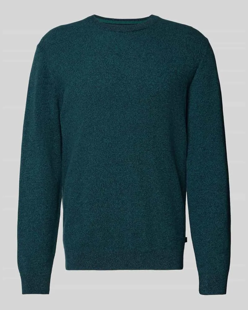 Tom Tailor Regular Fit Strickpullover aus reiner Baumwolle 