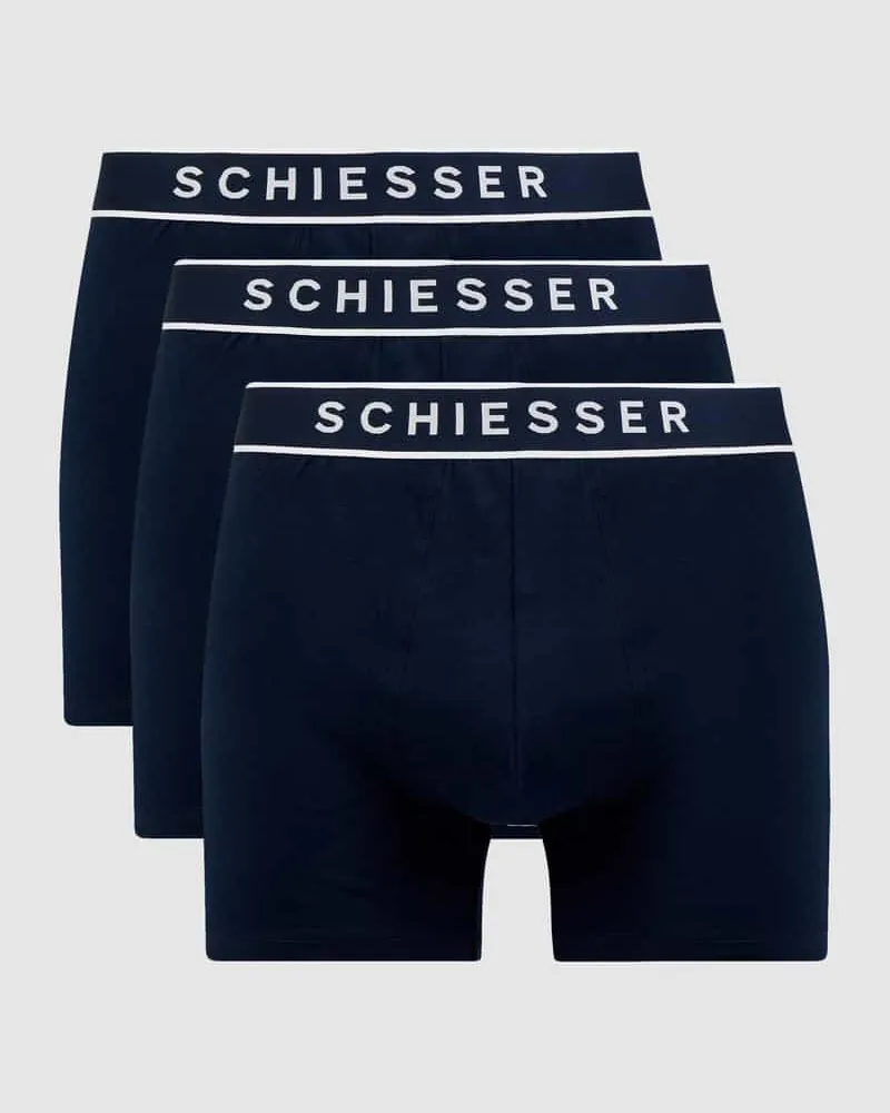 Schiesser Trunks mit Stretch-Anteil im 3er-Pack 
