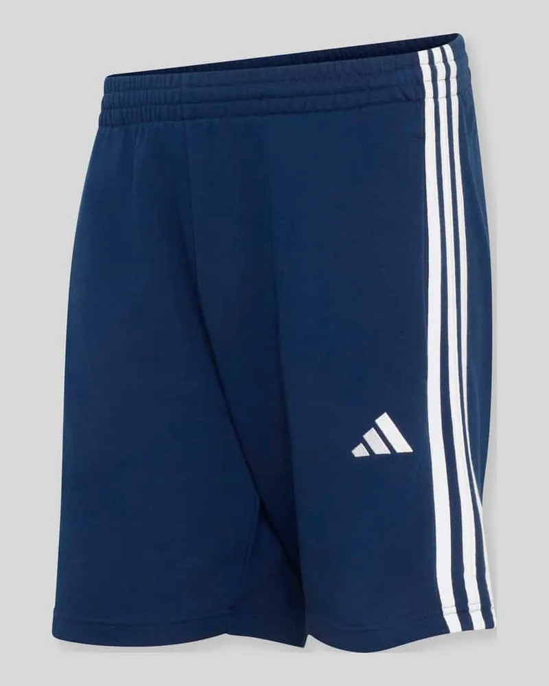 adidas Regular Fit Sweatshorts aus reiner Baumwolle Dunkelblau