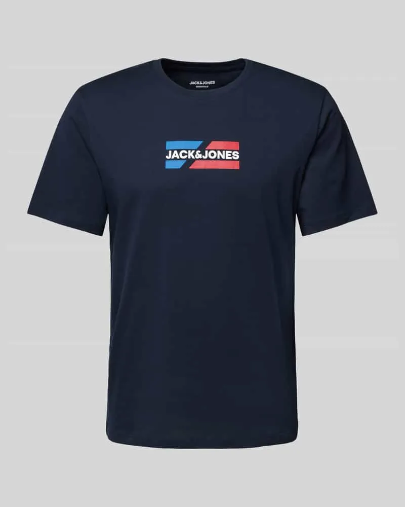 Jack & Jones T-Shirt mit Label-Print Modell 'CORP 