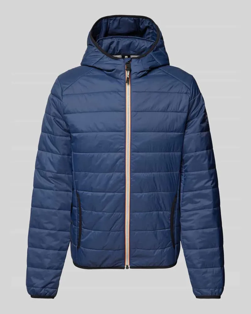 ECOALF Steppjacke mit Kapuze Modell 'ATLANTICOALF Marine