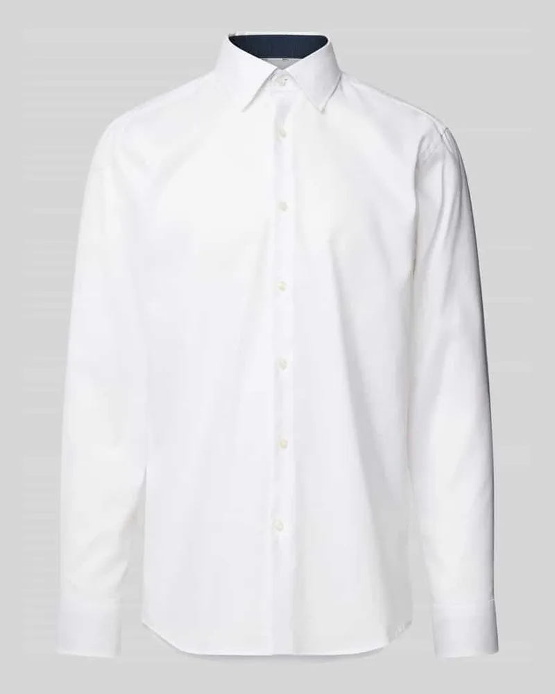 HUGO BOSS Regular Fit Business-Hemd mit Kentkragen Modell 'Joe 