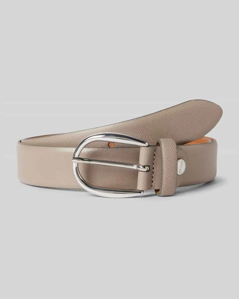 Vanzetti Gürtel aus Leder mit Dornschließe Taupe