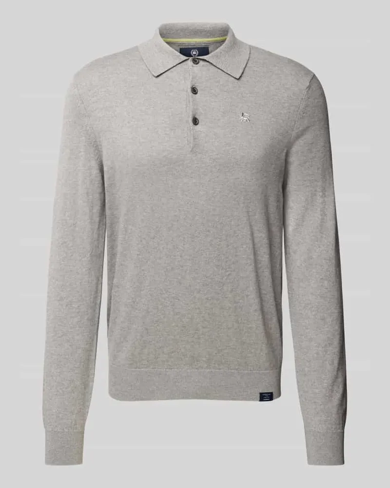 Lerros Strickpullover mit Label-Stitching 