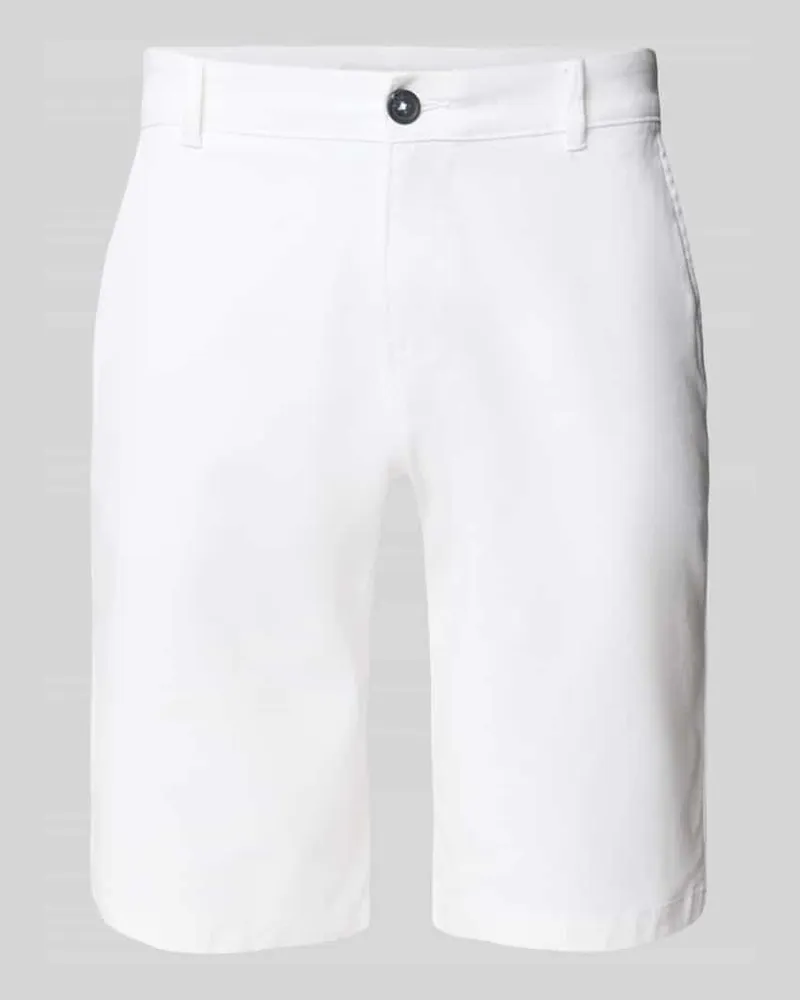 Tom Tailor Slim Fit Chinoshorts aus Baumwoll-Mix 