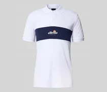 Slim Fit Poloshirt mit Label-Print Modell 'MACKENNA