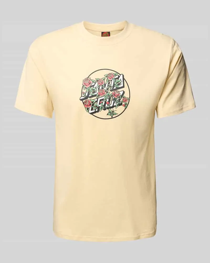 Santa Cruz T-Shirt mit Label-Print 