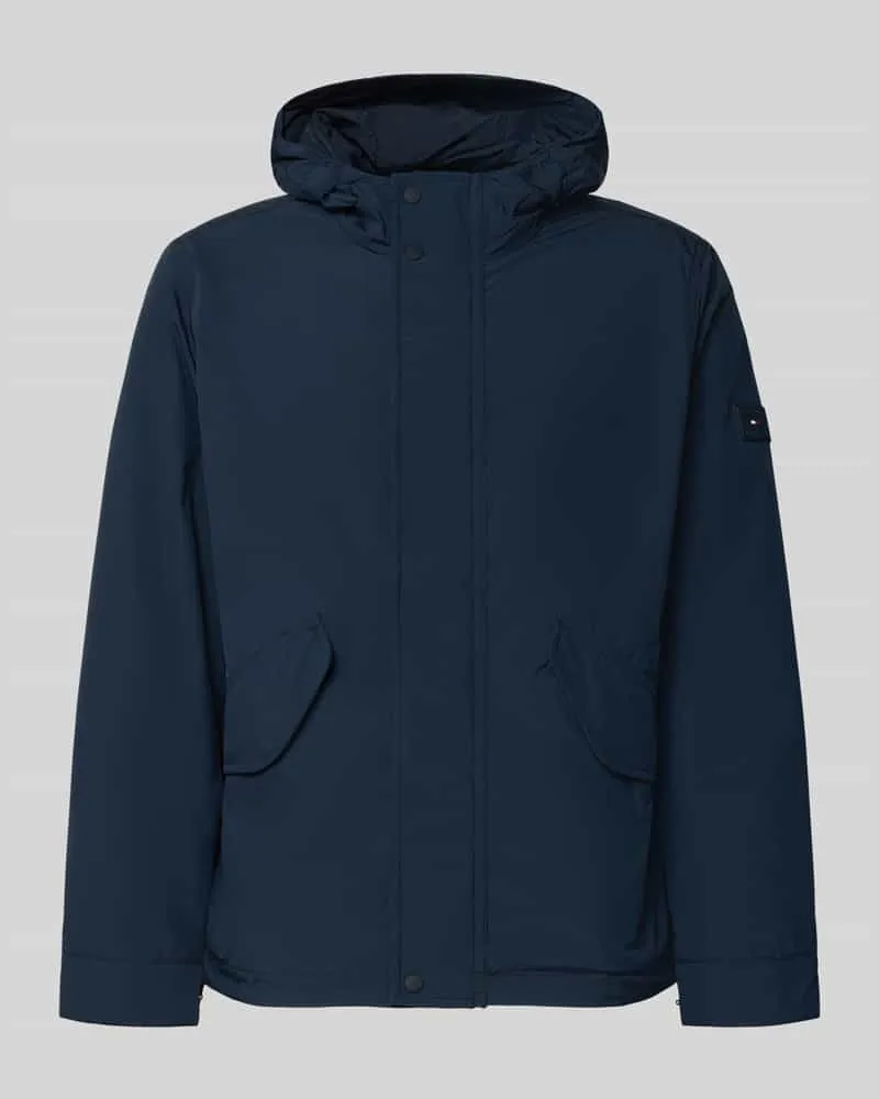 Tommy Hilfiger Regular Fit Funktionsjacke mit Kapuze Marine