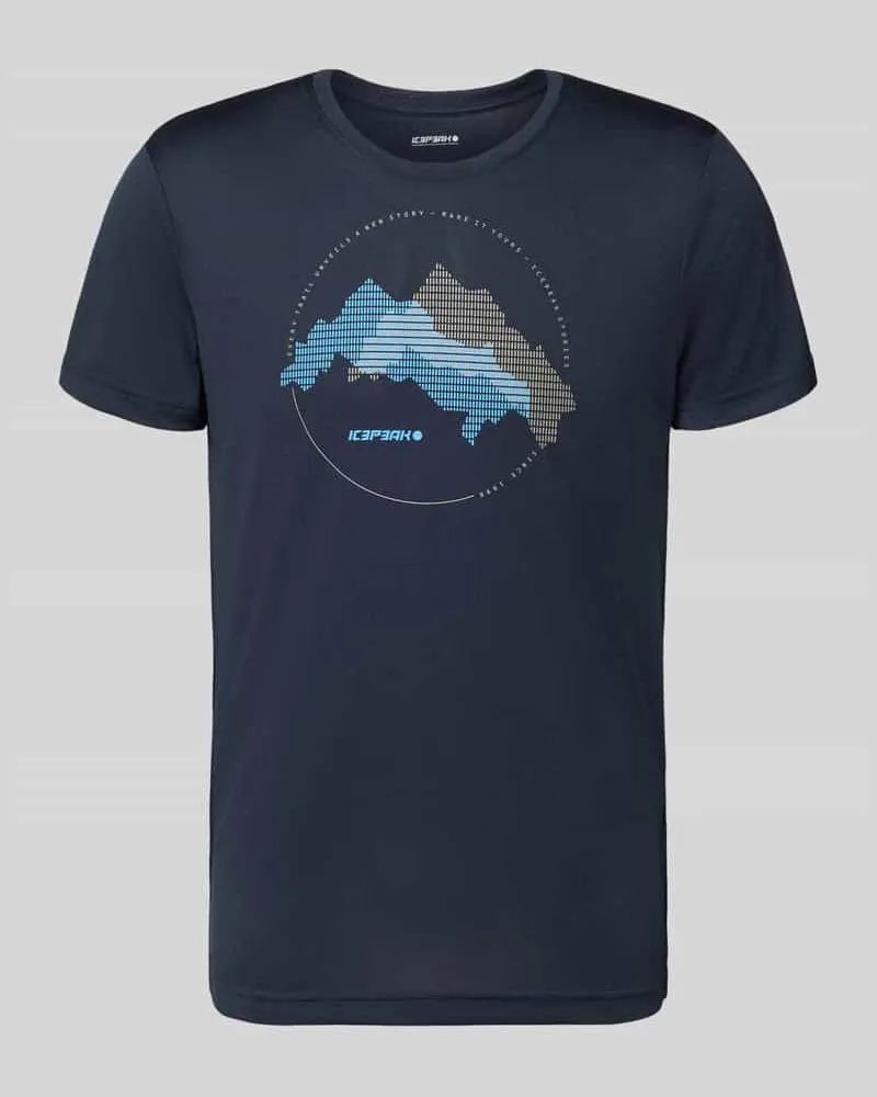 Icepeak Regular Fit T-Shirt mit Rundhalsausschnitt Modell 'Bearden Marine