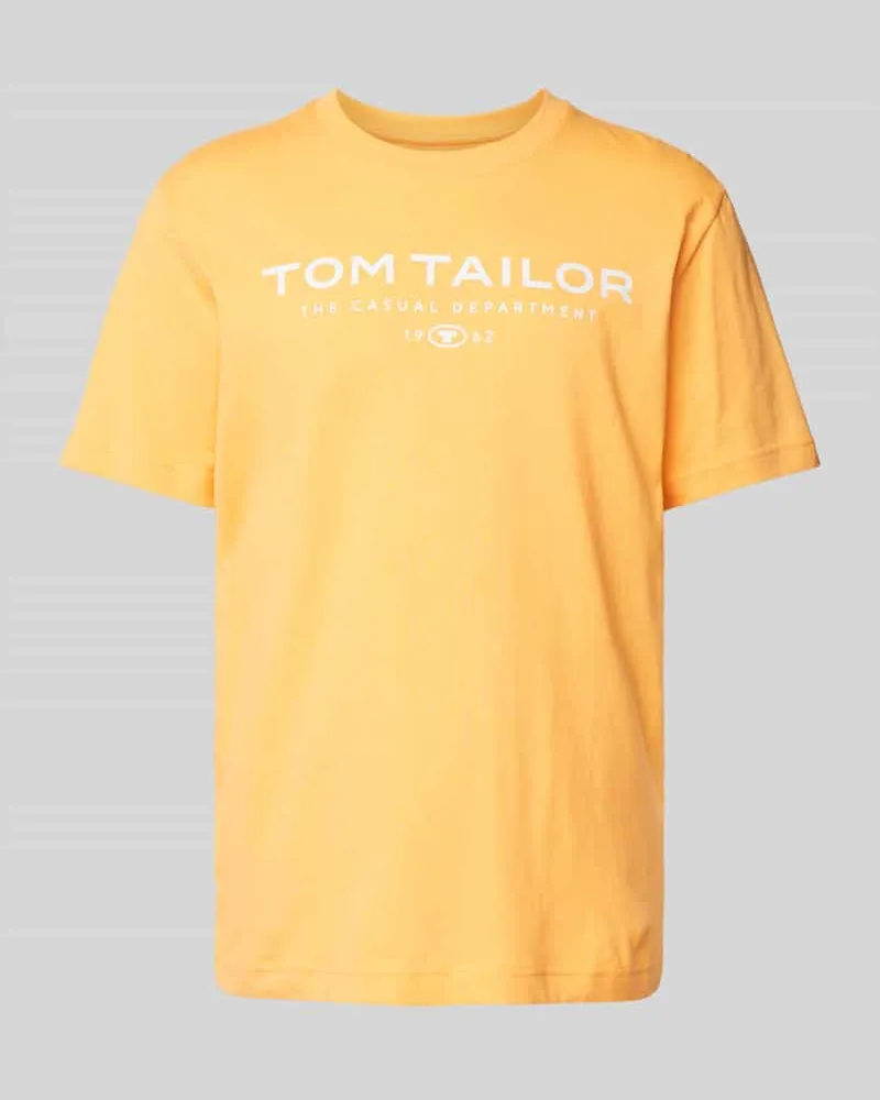 Tom Tailor Regular Fit T-Shirt aus reiner Baumwolle 