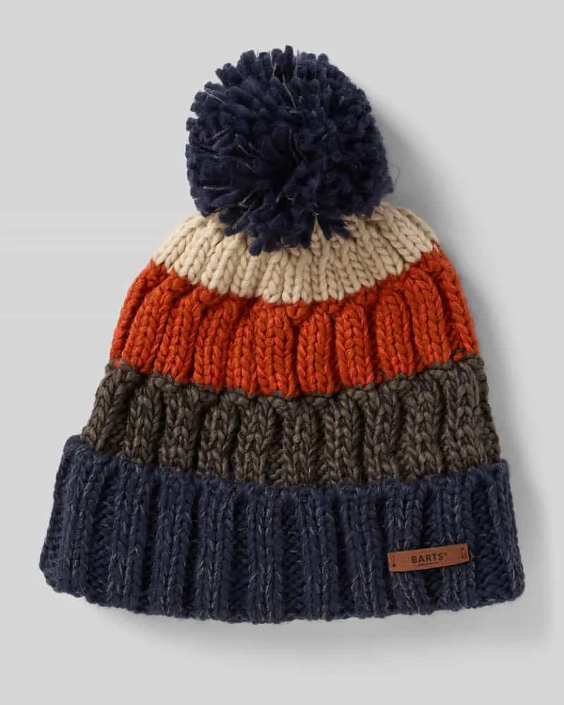 Barts Strickmütze mit Bommel Modell 'WILHELM Blau