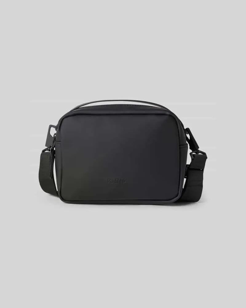 RAINS Box Bag mit Logo-Detail Black