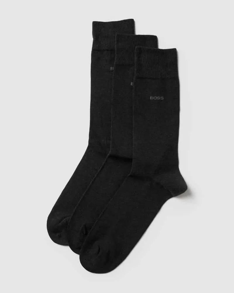HUGO BOSS Socken mit Label-Detail im 3er-Pack 