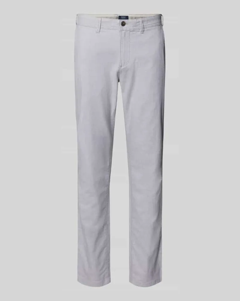 McNeal Stoffhose mit französischen Eingrifftaschen Hellgrau