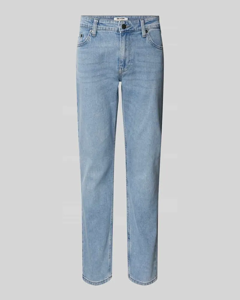 Only & Sons Jeans mit 5-Pocket-Design Modell 'LOOM Jeansblau