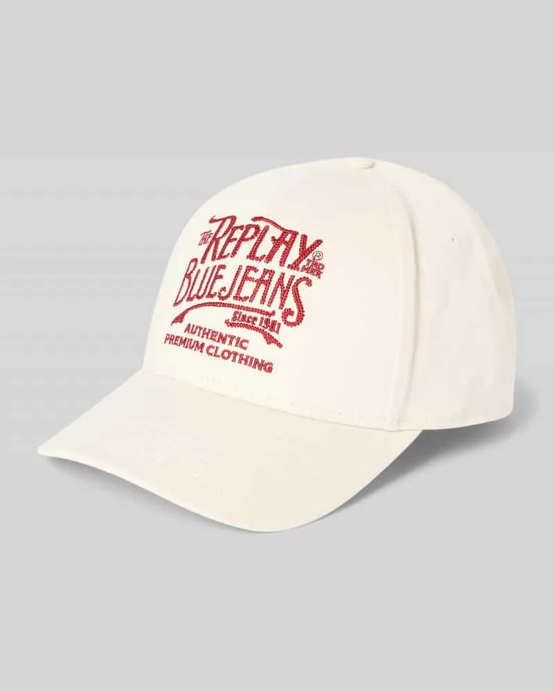 Replay Basecap mit Label-Stitching 