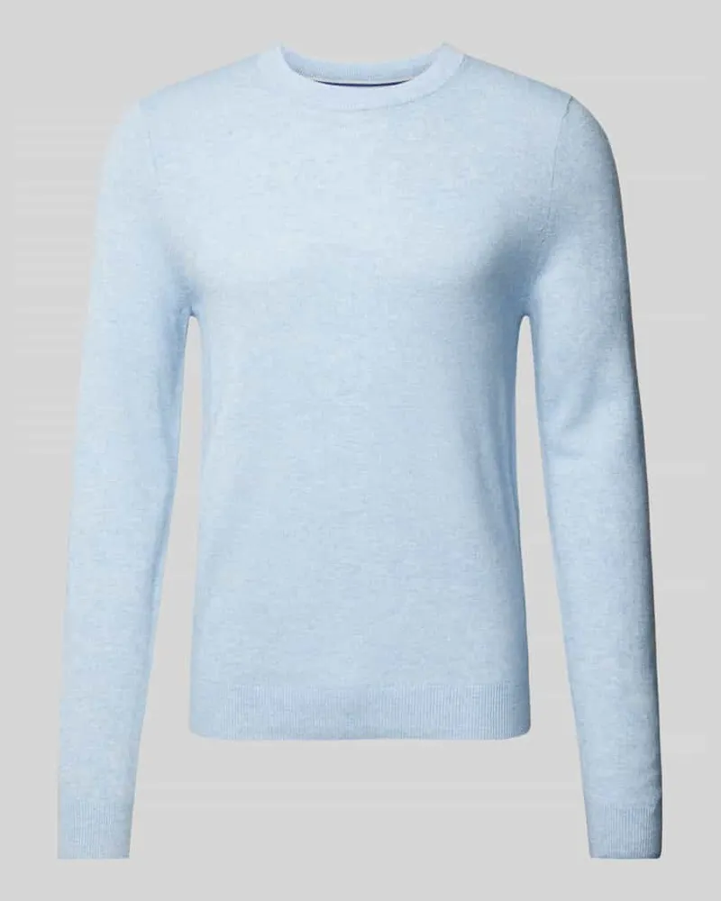 McNeal Strickpullover aus Woll-Mix mit Kaschmir-Anteil Hellblau