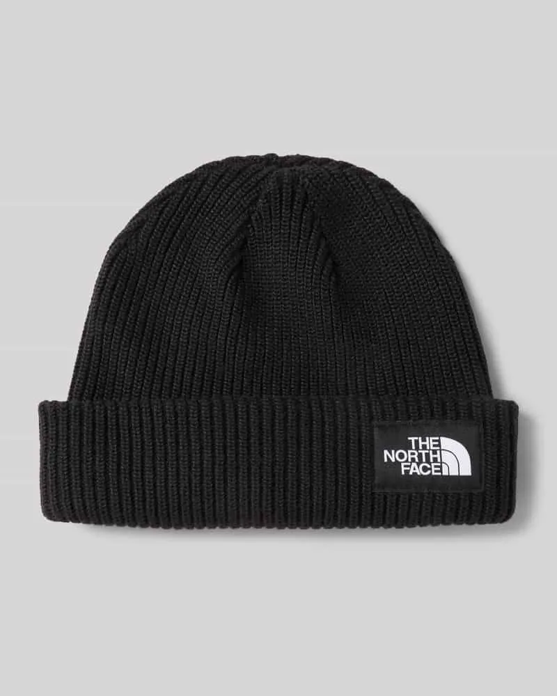 The North Face Beanie mit Label-Detail Black