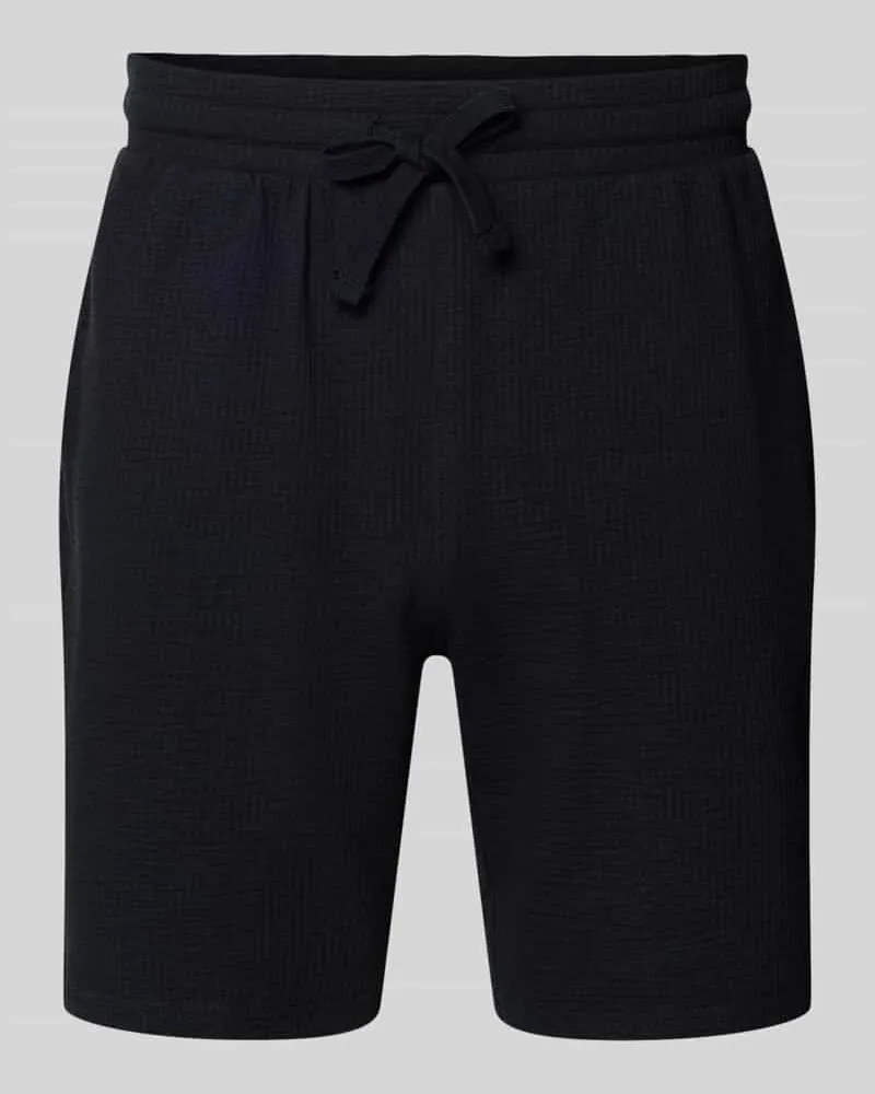 Only & Sons Loose Fit Sweatshorts aus Baumwoll-Mix Modell 'KIAN Black