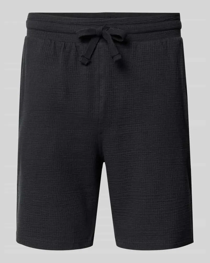 Only & Sons Loose Fit Sweatshorts aus Baumwoll-Mix Modell 'KIAN Black