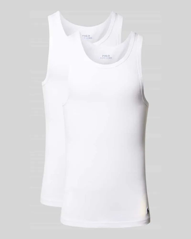 Ralph Lauren Tanktop mit Rundhalsausschnitt im 2er-Pack Weiss