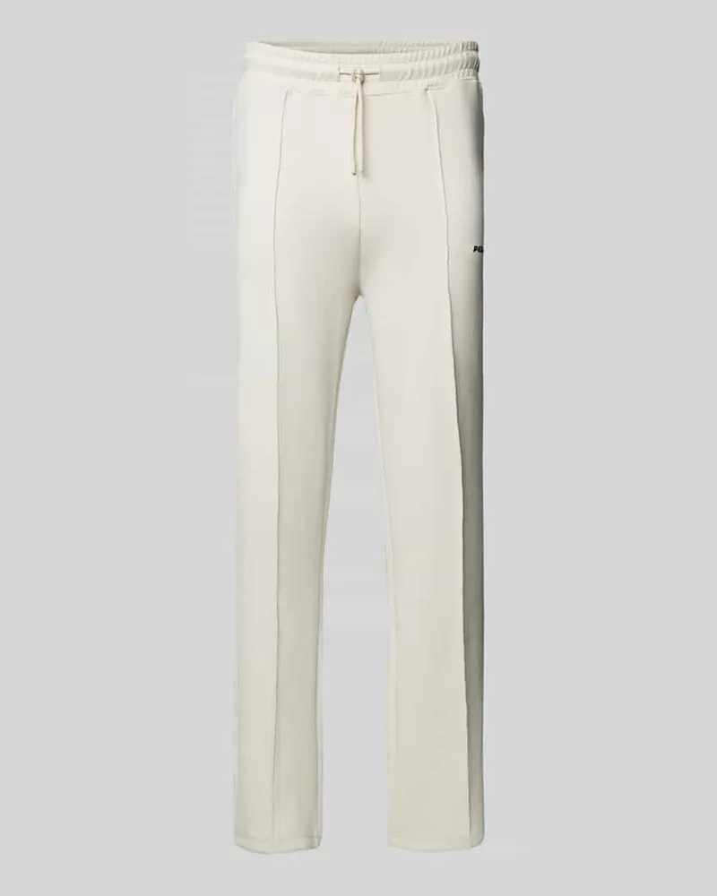 PEGADOR Trackpants mit elastischem Bund und Logo-Stitching 
