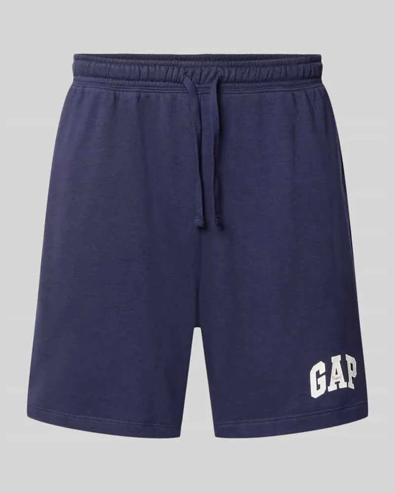 GAP Straight Fit Shorts mit Logo-Stitching Modell 'Arch Marine