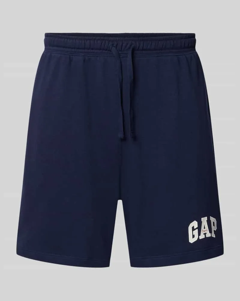 GAP Straight Fit Shorts mit Logo-Stitching Modell 'Arch Marine
