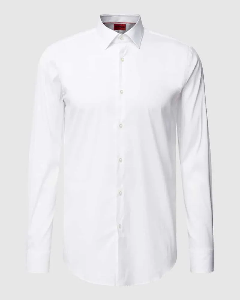 HUGO BOSS Business-Hemd mit Kentkragen Modell 'KENNO 