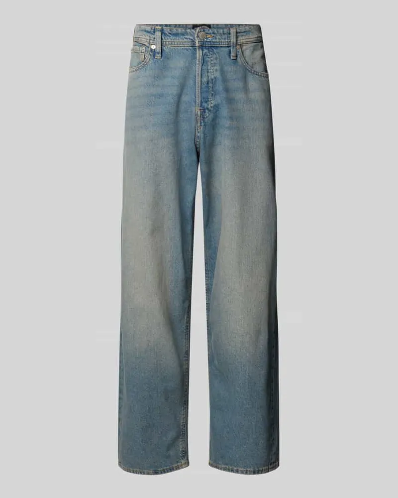 Jack & Jones Loose Fit Jeans mit 5-Pocket-Design Modell 'ALEX 