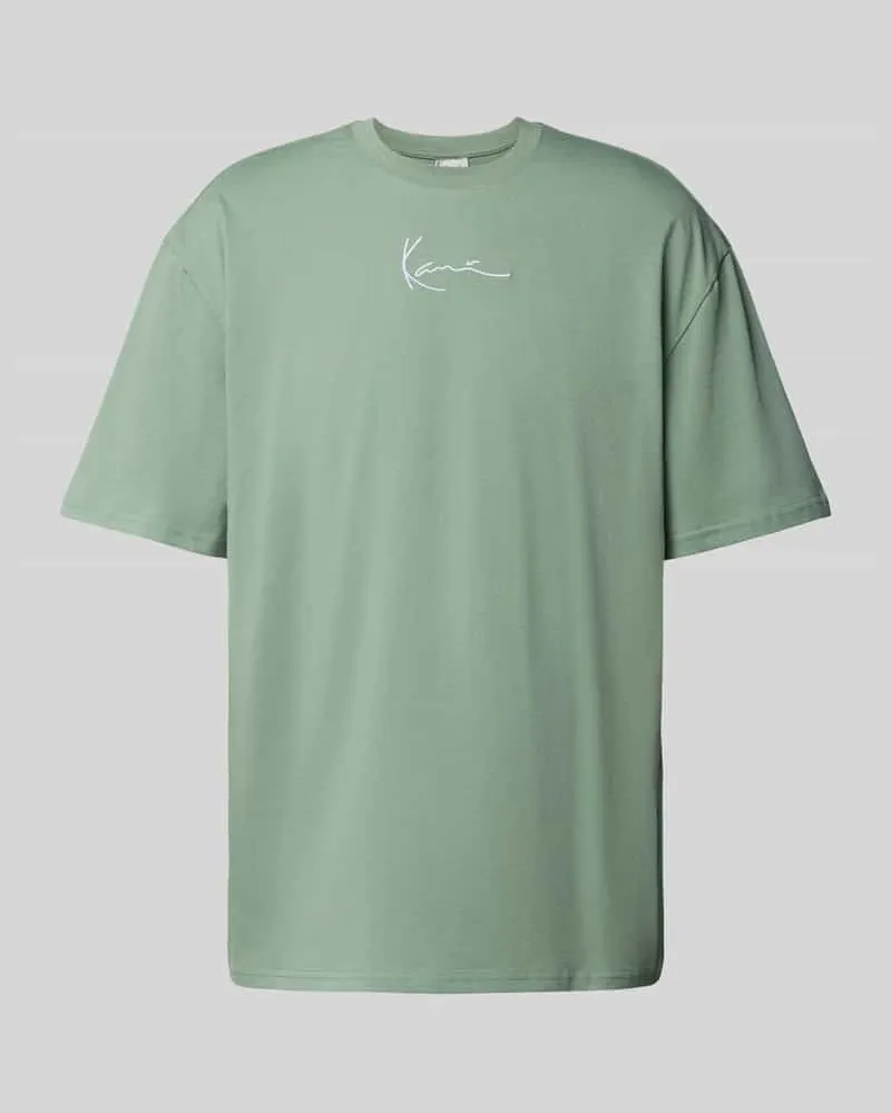 Karl Kani T-Shirt mit Label-Stitching 