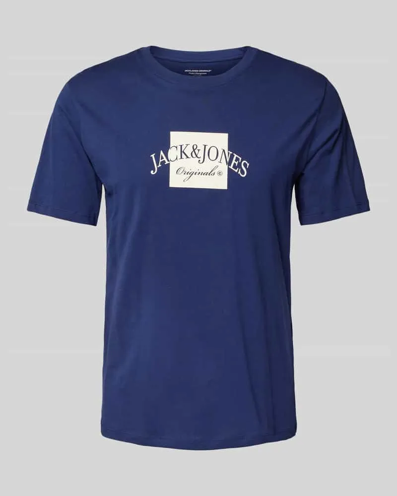 Jack & Jones T-Shirt mit Label-Print Modell 'BOSTON 