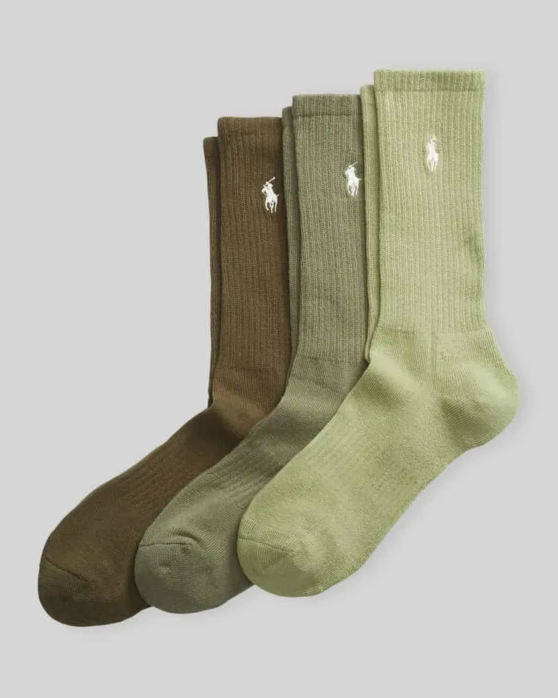 Ralph Lauren Socken aus Baumwoll-Mix im 3er-Pack Camel
