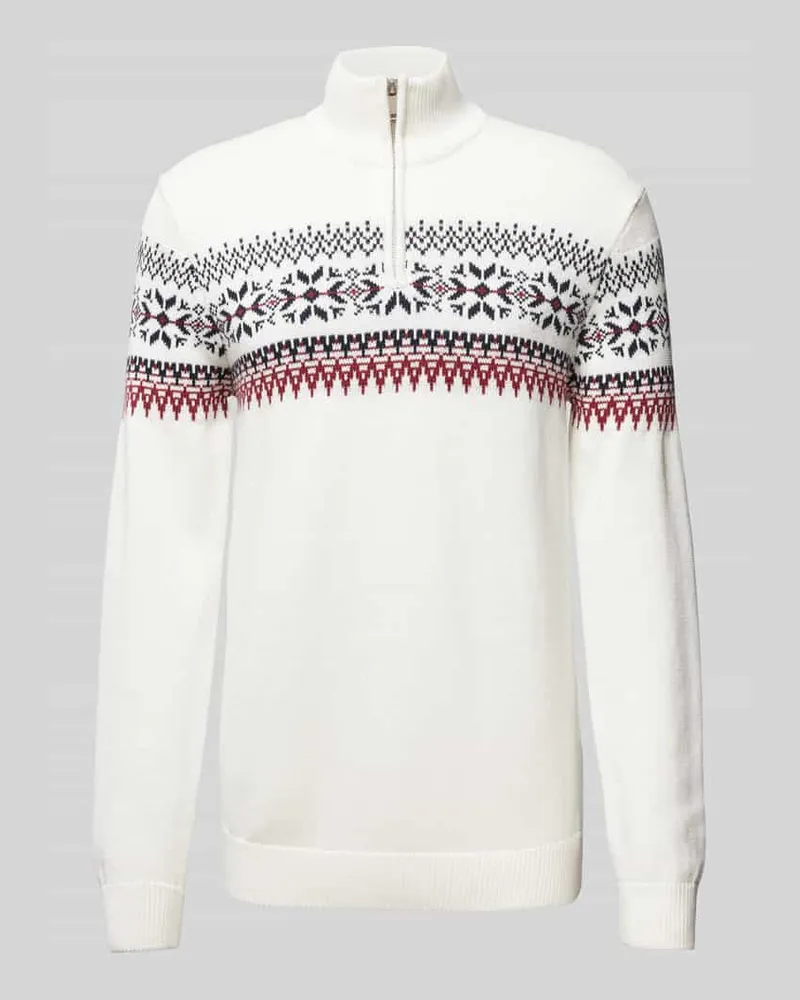 McNeal Strickpullover mit Stehkragen 