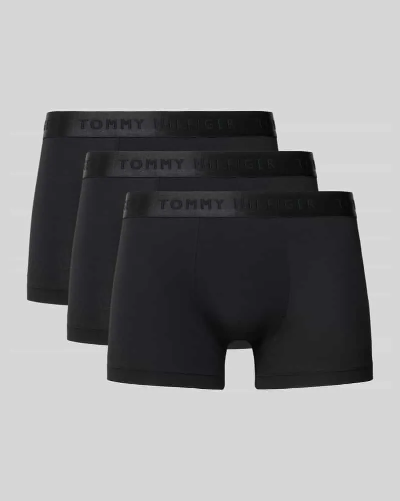 Tommy Hilfiger Trunk aus Modal-Mix mit Baumwoll-Anteil im 3er-Pack Modell '3P TRUNK Black