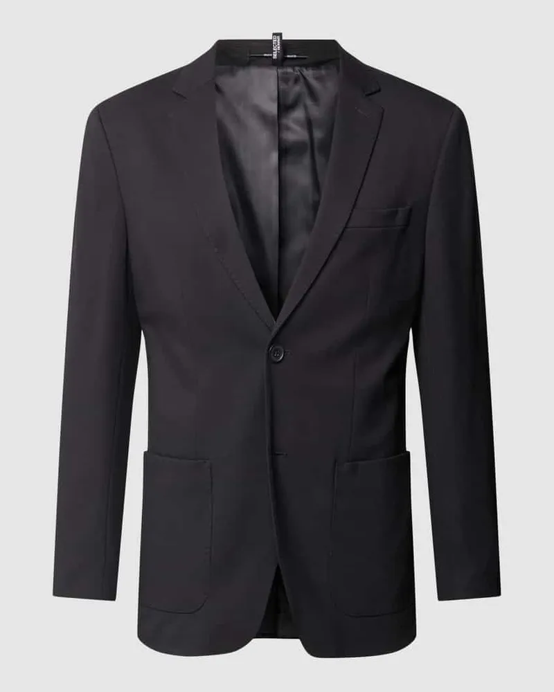 Selected Homme Slim Fit 2-Knopf-Sakko mit Reverskragen Modell 'DELON 