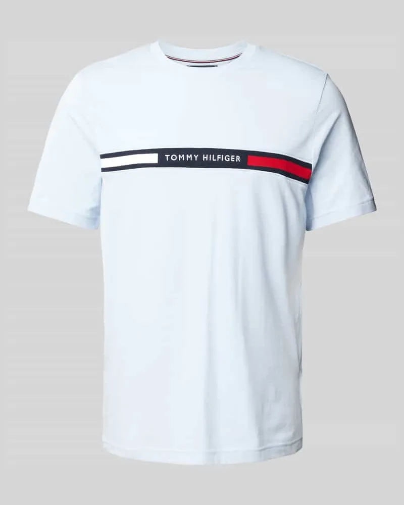 Tommy Hilfiger Regular Fit T-Shirt mit Label-Stitching 