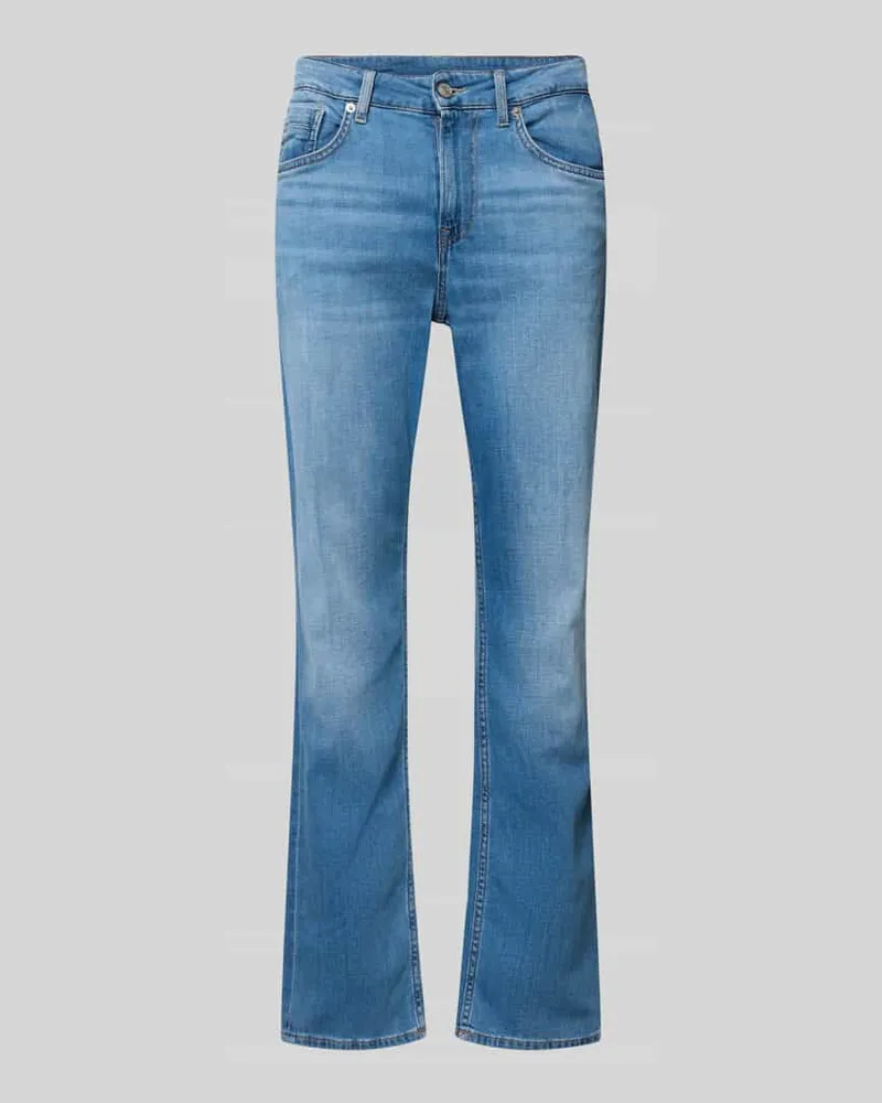 Pepe Jeans Straight Fit Jeans aus Baumwoll-Mix Modell 'CASH Jeansblau