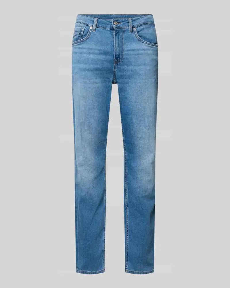 Pepe Jeans Regular Fit Jeans aus Baumwoll-Mix Modell 'CASH Jeansblau