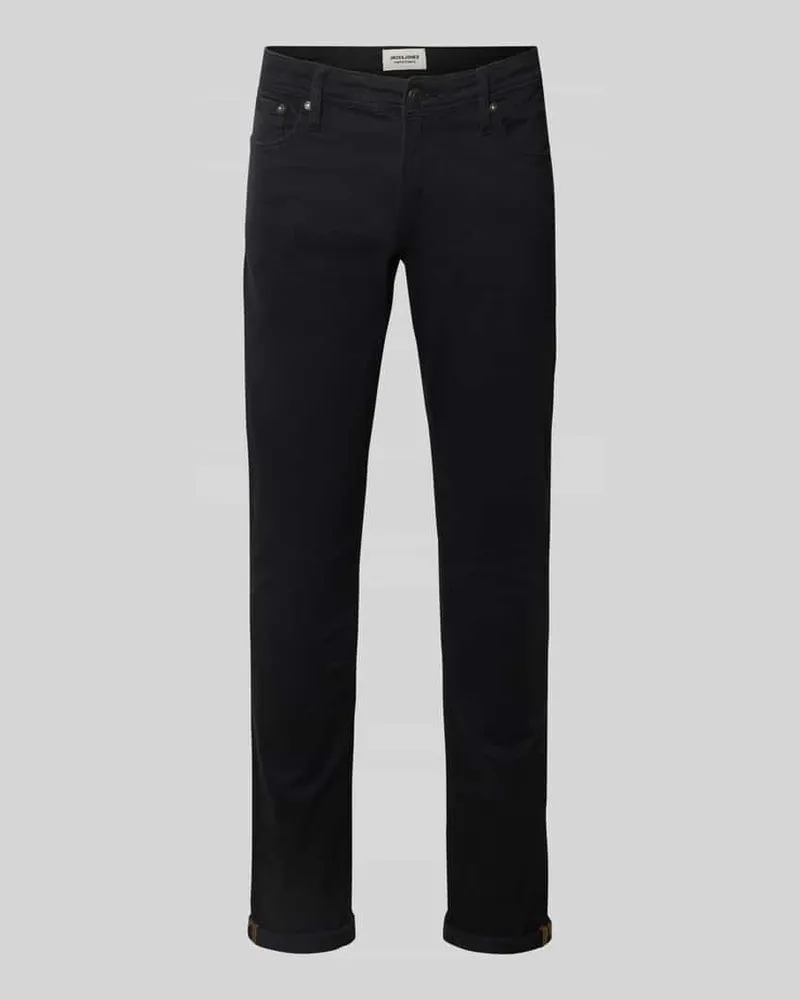 Jack & Jones Slim Fit Jeans mit Eingrifftaschen Modell 'GLENN 