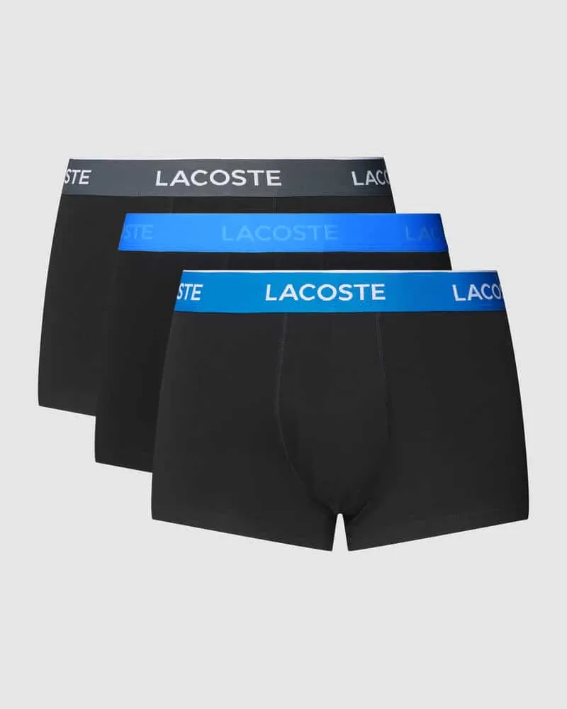 Lacoste Trunks mit Label-Detail im 3er-Pack Royal