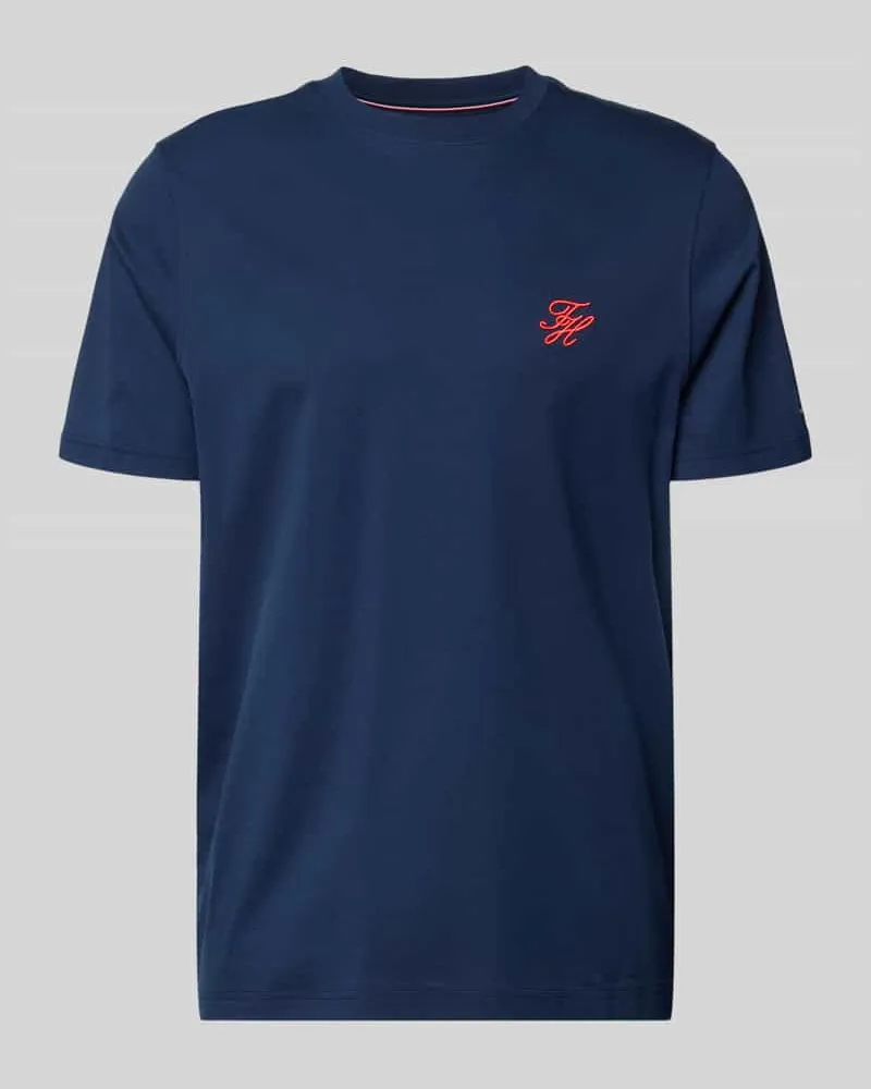 Tommy Hilfiger Regular Fit T-Shirt aus reiner Baumwolle Marine