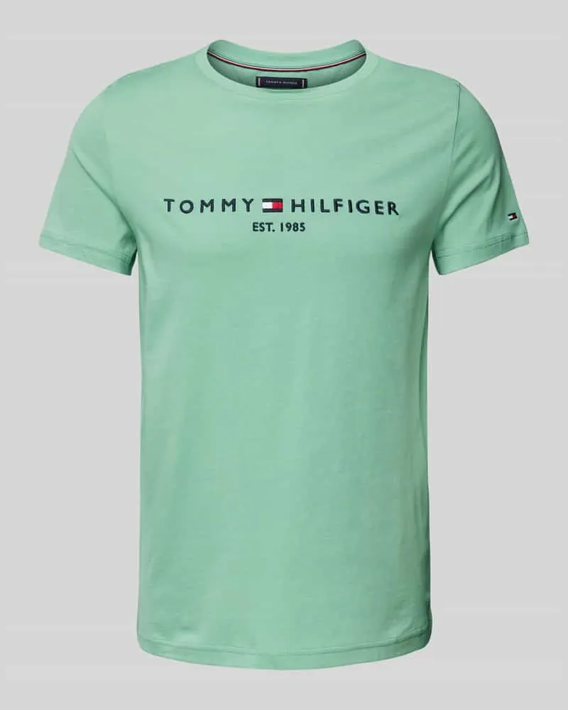 Tommy Hilfiger T-Shirt mit Label-Stitching 