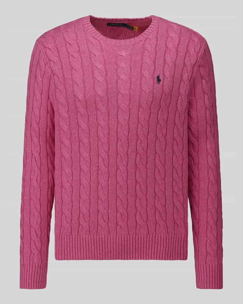 Ralph Lauren Pullover mit Logo-Stitching Pink