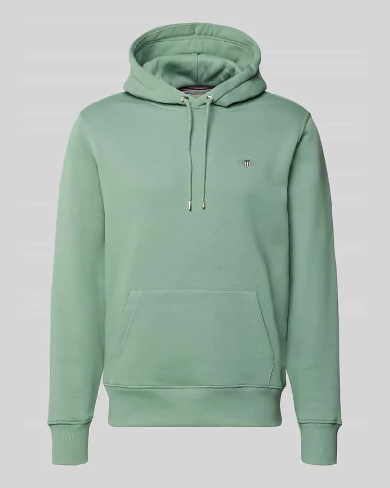 Gant Regular Fit Hoodie aus Baumwoll-Mix Mint