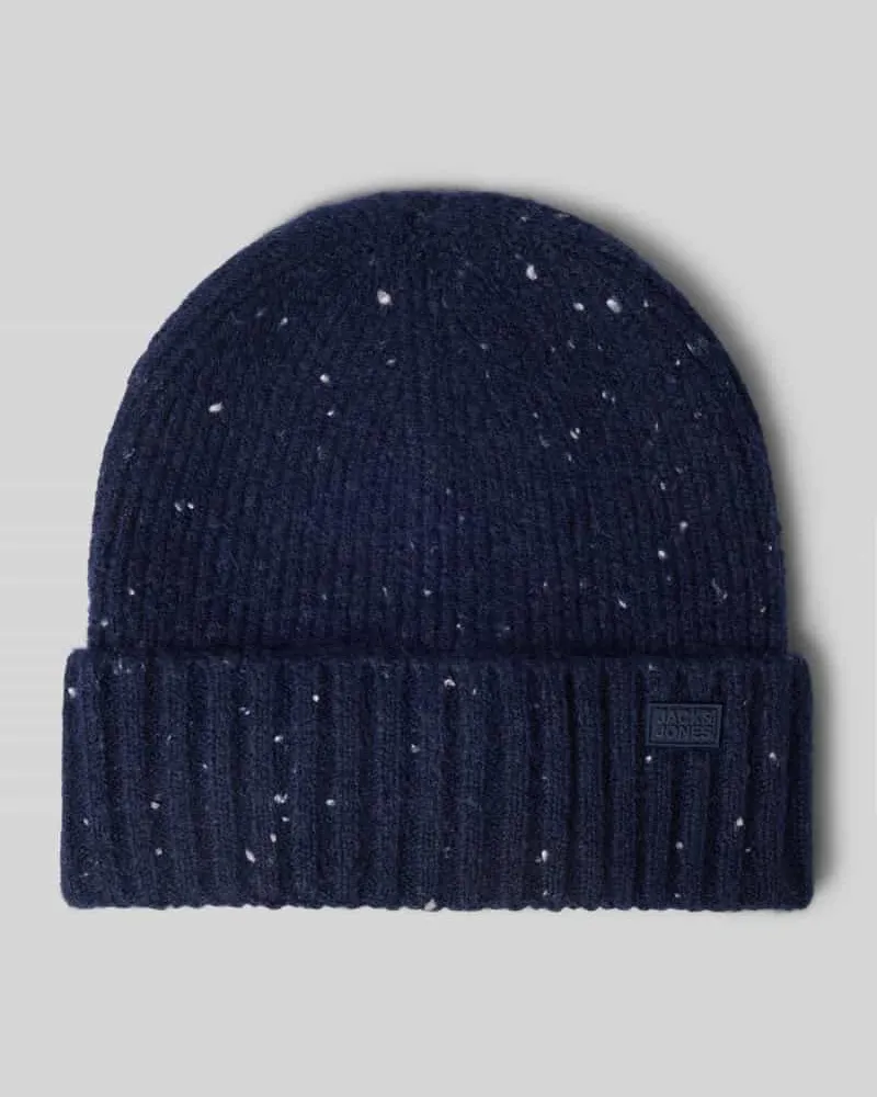 Jack & Jones Mütze aus elastischem Material-Mix Modell 'CRUSH Marine