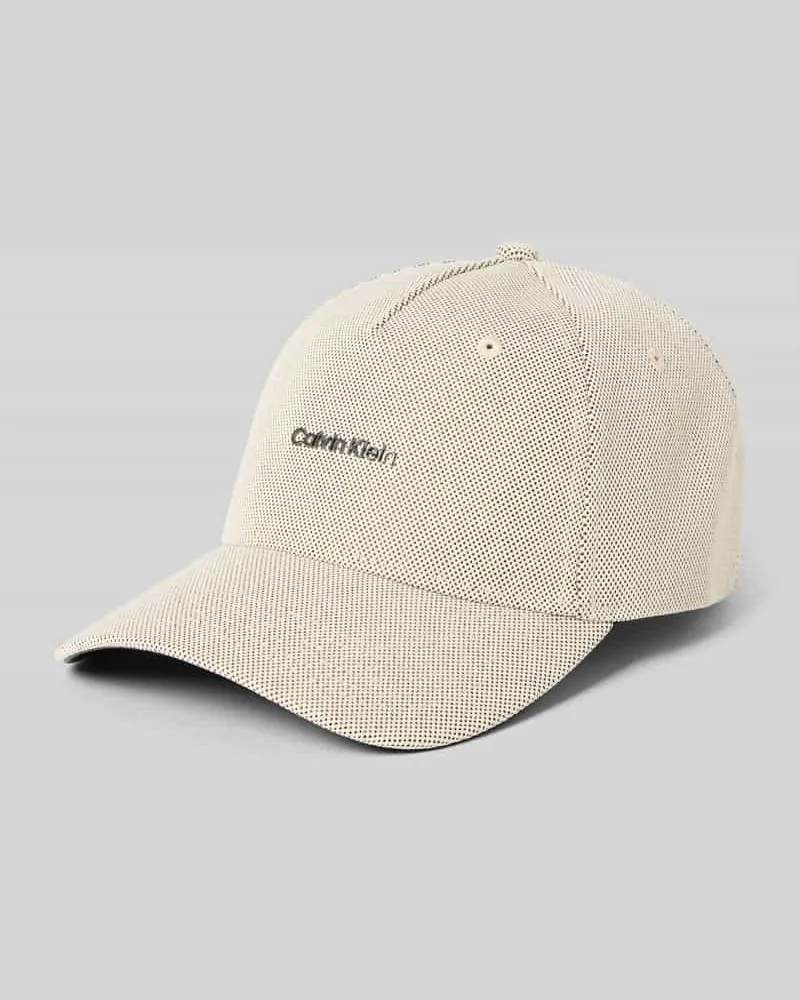 Calvin Klein Größenverstellbare Cap mit Logo Beige