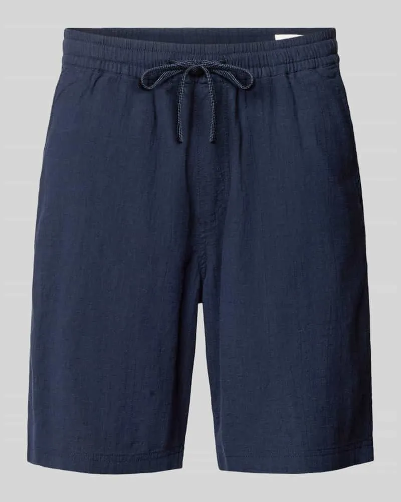 S.Oliver Relaxed Fit Stoffshorts aus einer Baumwolle Marine
