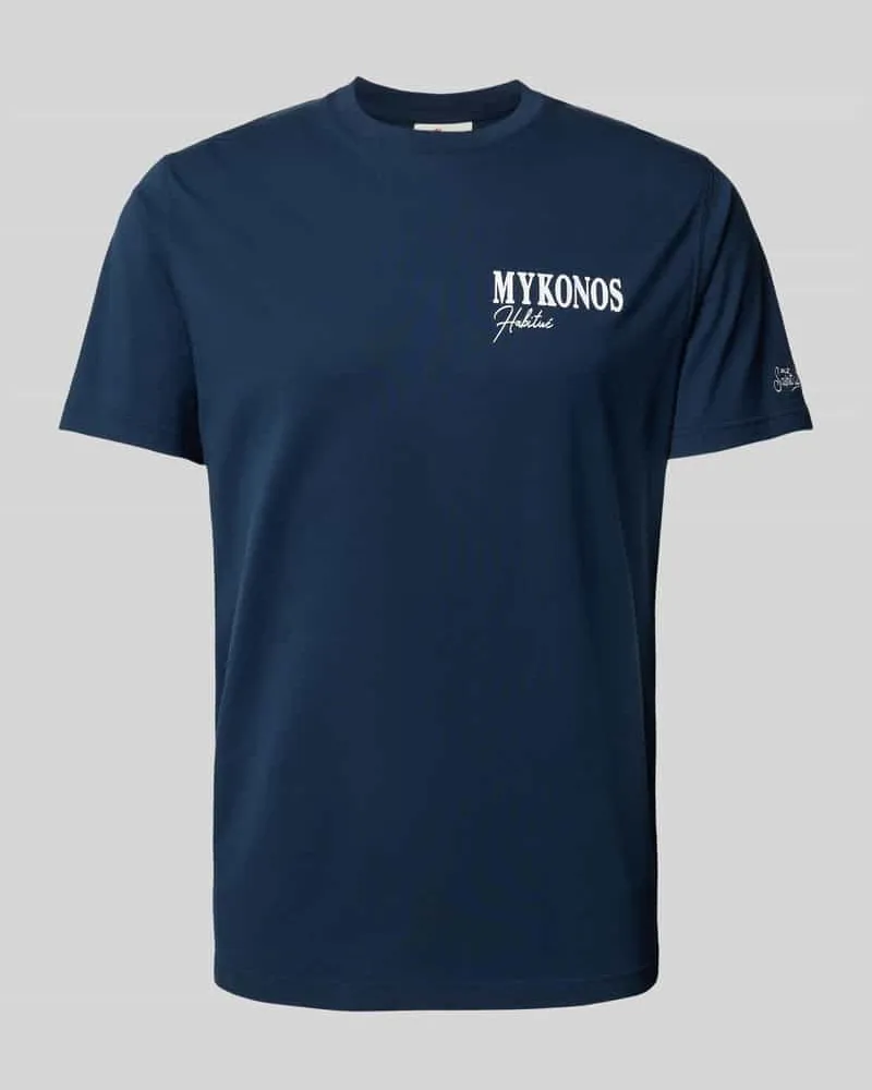 MC2 Saint Barth T-Shirt mit Statement-Print Modell 'MYKONOS LINE 61 